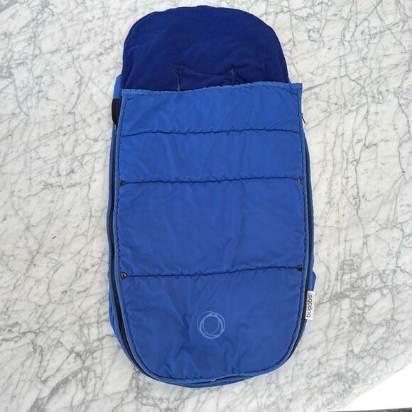 Bugaboo Footmuff Blue Universal Fleece - Picture 1 of 8